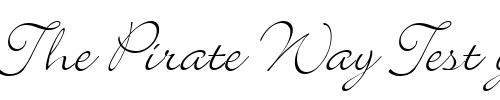 Font : Kolibri Custom Text : The Pirate Way Test your own text here Click to download or to view this font on a tshirt that can be custom printed in Bali