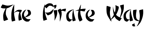 Font : Konfuzius Custom Text : The Pirate Way Test your own text here Click to download or to view this font on a tshirt that can be custom printed in Bali