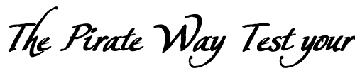 Font : Konstantin-Forte-Aa-PDF Custom Text : The Pirate Way Test your own text here Click to download or to view this font on a tshirt that can be custom printed in Bali