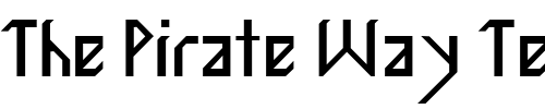 Font : KooKooSSK-Regular Custom Text : The Pirate Way Test your own text here Click to download or to view this font on a tshirt that can be custom printed in Bali