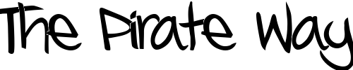Font : Kosal-says-hy Custom Text : The Pirate Way Test your own text here Click to download or to view this font on a tshirt that can be custom printed in Bali