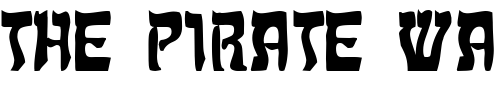 Font : Kosher-Wide-Bold Custom Text : The Pirate Way Test your own text here Click to download or to view this font on a tshirt that can be custom printed in Bali
