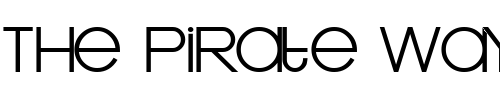 Font : Kravitz-Thermal Custom Text : The Pirate Way Test your own text here Click to download or to view this font on a tshirt that can be custom printed in Bali