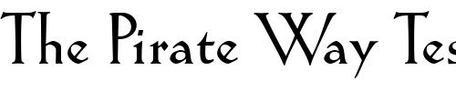 Font : Kuenstler165-BT-Bold Custom Text : The Pirate Way Test your own text here Click to download or to view this font on a tshirt that can be custom printed in Bali