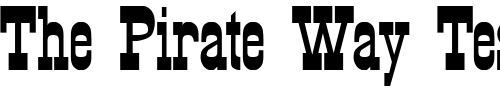 Font : KyhotaOne Custom Text : The Pirate Way Test your own text here Click to download or to view this font on a tshirt that can be custom printed in Bali