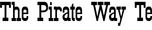 Font : KyhotaTwo Custom Text : The Pirate Way Test your own text here Click to download or to view this font on a tshirt that can be custom printed in Bali