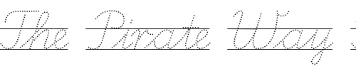 Font : LA-El-2-Italic Custom Text : The Pirate Way Test your own text here Click to download or to view this font on a tshirt that can be custom printed in Bali
