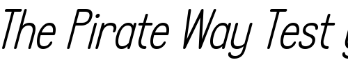 Font : LA-Headlights-BTN-Italic Custom Text : The Pirate Way Test your own text here Click to download or to view this font on a tshirt that can be custom printed in Bali
