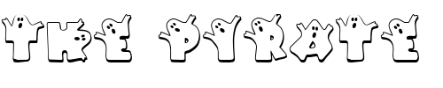 Font : LD-Ghouls Custom Text : The Pirate Way Test your own text here Click to download or to view this font on a tshirt that can be custom printed in Bali