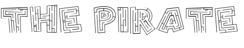 Font : LD-Maze Custom Text : The Pirate Way Test your own text here Click to download or to view this font on a tshirt that can be custom printed in Bali