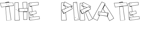 Font : LD-Plank Custom Text : The Pirate Way Test your own text here Click to download or to view this font on a tshirt that can be custom printed in Bali