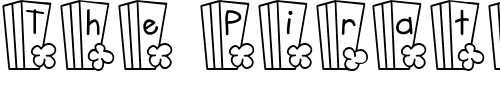 Font : LD-PopCorn Custom Text : The Pirate Way Test your own text here Click to download or to view this font on a tshirt that can be custom printed in Bali