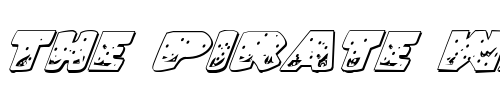 Font : Land-Shark-Outline-Italic Custom Text : The Pirate Way Test your own text here Click to download or to view this font on a tshirt that can be custom printed in Bali
