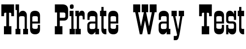 Font : MFigaro Custom Text : The Pirate Way Test your own text here Click to download or to view this font on a tshirt that can be custom printed in Bali
