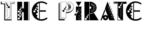 Font : MKidge Custom Text : The Pirate Way Test your own text here Click to download or to view this font on a tshirt that can be custom printed in Bali