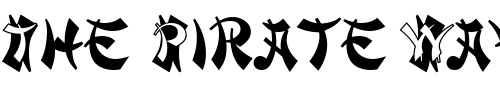 Font : Mandarin_Becker_Initials Custom Text : The Pirate Way Test your own text here Click to download or to view this font on a tshirt that can be custom printed in Bali