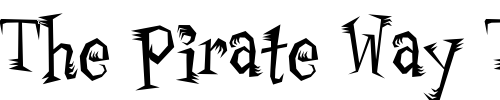 Font : Mantisboy Custom Text : The Pirate Way Test your own text here Click to download or to view this font on a tshirt that can be custom printed in Bali