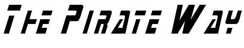 Font : MarinerCondensed Custom Text : The Pirate Way Test your own text here Click to download or to view this font on a tshirt that can be custom printed in Bali
