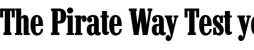 Font : MarlbDEE Custom Text : The Pirate Way Test your own text here Click to download or to view this font on a tshirt that can be custom printed in Bali