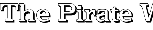 Font : MartinBeckerShadow-Medium-Regular Custom Text : The Pirate Way Test your own text here Click to download or to view this font on a tshirt that can be custom printed in Bali