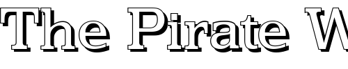 Font : MartinBeckerShadow-Regular Custom Text : The Pirate Way Test your own text here Click to download or to view this font on a tshirt that can be custom printed in Bali