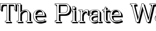Font : MartinBeckerShadow-Xlight-Regular Custom Text : The Pirate Way Test your own text here Click to download or to view this font on a tshirt that can be custom printed in Bali