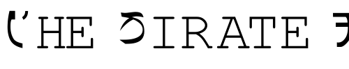 Font : Matrix-Code Custom Text : The Pirate Way Test your own text here Click to download or to view this font on a tshirt that can be custom printed in Bali
