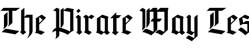 Font : Matrix-Normal Custom Text : The Pirate Way Test your own text here Click to download or to view this font on a tshirt that can be custom printed in Bali