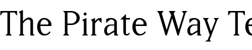 Font : MatrixBookOldstyle Custom Text : The Pirate Way Test your own text here Click to download or to view this font on a tshirt that can be custom printed in Bali
