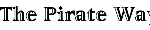 Font : MatrixInlineExtraBoldLining-Bold Custom Text : The Pirate Way Test your own text here Click to download or to view this font on a tshirt that can be custom printed in Bali