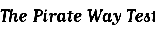 Font : MatrixScriptBold Custom Text : The Pirate Way Test your own text here Click to download or to view this font on a tshirt that can be custom printed in Bali