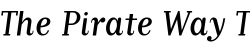 Font : MatrixScriptRegularLining Custom Text : The Pirate Way Test your own text here Click to download or to view this font on a tshirt that can be custom printed in Bali