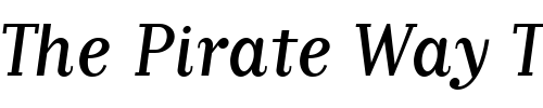 Font : MatrixScriptRegularLining-Regular Custom Text : The Pirate Way Test your own text here Click to download or to view this font on a tshirt that can be custom printed in Bali