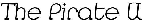 Font : Media-XlightIta Custom Text : The Pirate Way Test your own text here Click to download or to view this font on a tshirt that can be custom printed in Bali