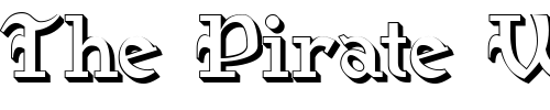Font : MedievalGunslingerShadow Custom Text : The Pirate Way Test your own text here Click to download or to view this font on a tshirt that can be custom printed in Bali