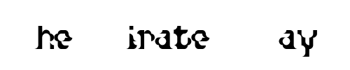 Font : Medulla-Regular Custom Text : The Pirate Way Test your own text here Click to download or to view this font on a tshirt that can be custom printed in Bali