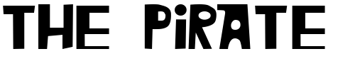 Font : Megafon Custom Text : The Pirate Way Test your own text here Click to download or to view this font on a tshirt that can be custom printed in Bali