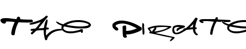 Font : Meglaphoid Custom Text : The Pirate Way Test your own text here Click to download or to view this font on a tshirt that can be custom printed in Bali