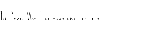 Font : Men-In-Black-Credits Custom Text : The Pirate Way Test your own text here Click to download or to view this font on a tshirt that can be custom printed in Bali