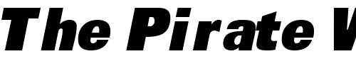 Font : MercatDisplaySSK-Italic Custom Text : The Pirate Way Test your own text here Click to download or to view this font on a tshirt that can be custom printed in Bali