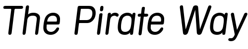 Font : Mercedes-Serial-Light-RegularItalic Custom Text : The Pirate Way Test your own text here Click to download or to view this font on a tshirt that can be custom printed in Bali