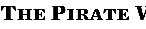 Font : Mercury-Text-G1-Bold-SC Custom Text : The Pirate Way Test your own text here Click to download or to view this font on a tshirt that can be custom printed in Bali