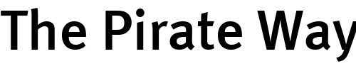 Font : MetaMedium-Cyrillic Custom Text : The Pirate Way Test your own text here Click to download or to view this font on a tshirt that can be custom printed in Bali