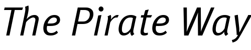 Font : MetaNormalLF-Italic-Cyrillic Custom Text : The Pirate Way Test your own text here Click to download or to view this font on a tshirt that can be custom printed in Bali