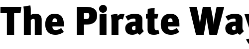 Font : MetaPlusBlack-Roman Custom Text : The Pirate Way Test your own text here Click to download or to view this font on a tshirt that can be custom printed in Bali