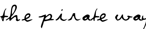 Font : MeterMaidScriptSSK Custom Text : The Pirate Way Test your own text here Click to download or to view this font on a tshirt that can be custom printed in Bali