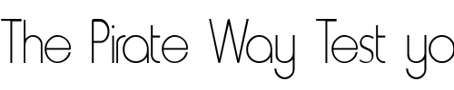 Font : Metro-Condensed-Normal Custom Text : The Pirate Way Test your own text here Click to download or to view this font on a tshirt that can be custom printed in Bali