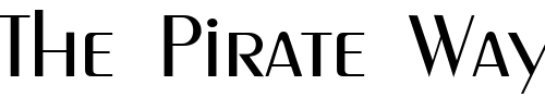 Font : Metro-Regular Custom Text : The Pirate Way Test your own text here Click to download or to view this font on a tshirt that can be custom printed in Bali