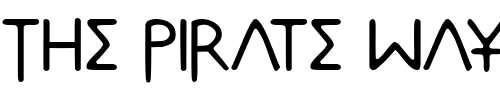 Font : Metrolox Custom Text : The Pirate Way Test your own text here Click to download or to view this font on a tshirt that can be custom printed in Bali