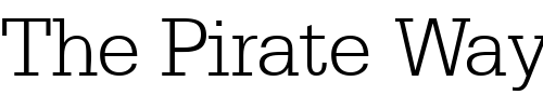 Font : MetronLightSSK Custom Text : The Pirate Way Test your own text here Click to download or to view this font on a tshirt that can be custom printed in Bali